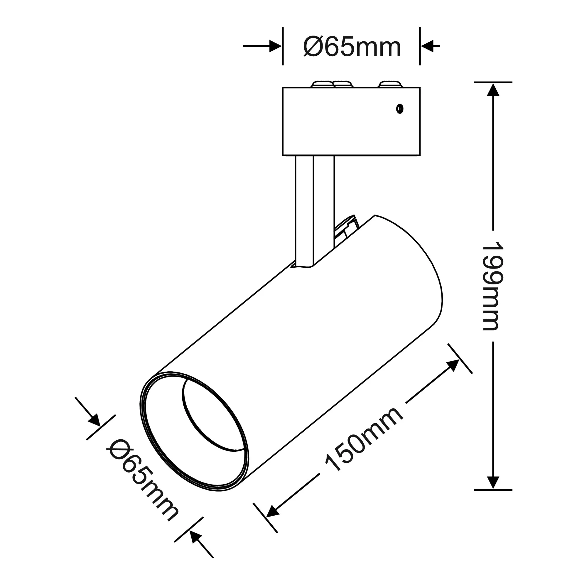 DX160010  Eos A 10, GU10/LED Module, Gold , Surface LED Spotlight, Push Fit Fast Connector, IP20, 5yrs Warranty